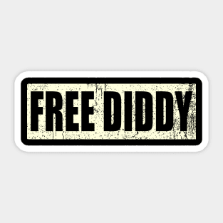 Free Diddy Sticker